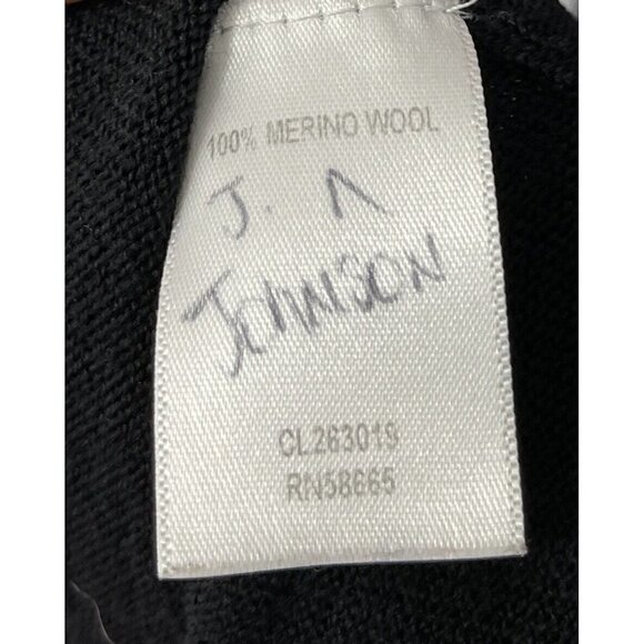 Classiques Entier Sz XS Black Merino Wool Draped Knit Sweater Cowl Neck Womens - Picture 10 of 10